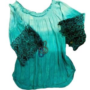 Avenue tie dye ombré top